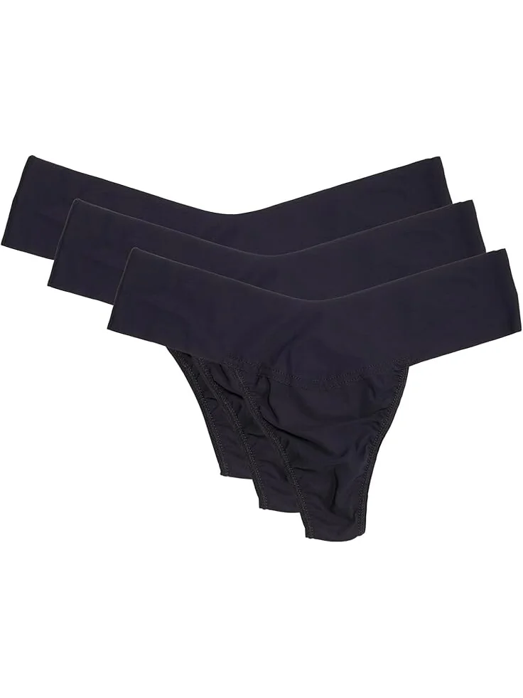 Стринги Hanky Panky BreatheSoft Natural Rise 3-Pack Thong