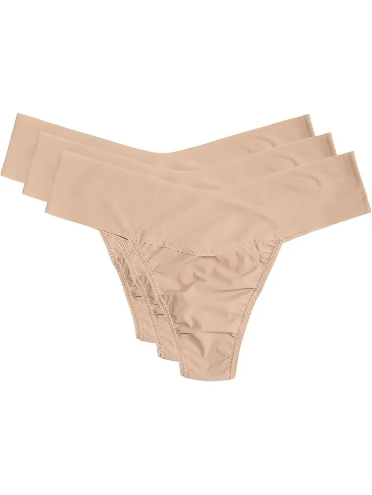Стринги Hanky Panky BreatheSoft Natural Rise 3-Pack Thong