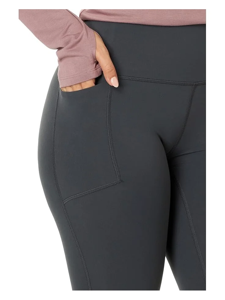 Брюки Free Fly All Day 7/8 Pocket Leggings — изображение 3 из 4, черный песочный