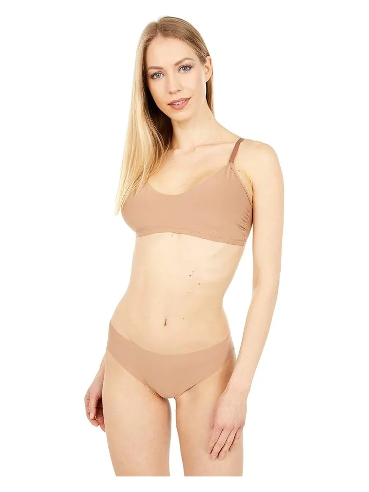 Стринги Commando Butter Mid Rise Thong CT16 — изображение 4 из 4, коричневый