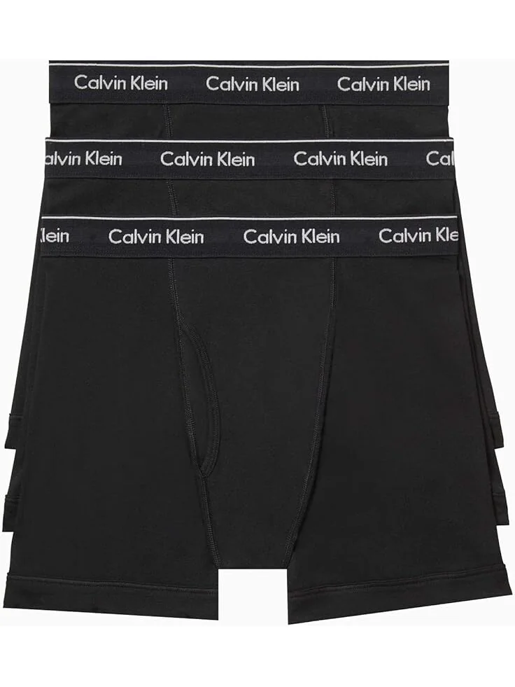 Комплект трусов Calvin Klein Cotton Classics, 3 предмета — изображение 1 из 2, черный