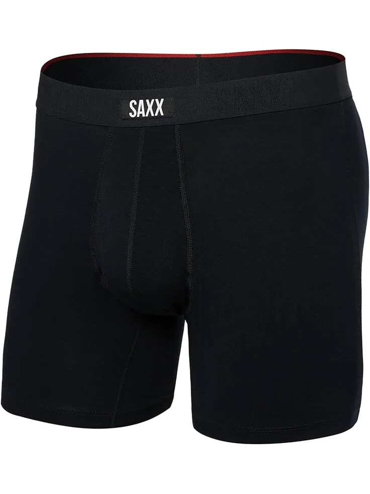 Боксеры SAXX UNDERWEAR Vibe Xtra Super Soft Boxer Brief Fly — изображение 1 из 2, черный