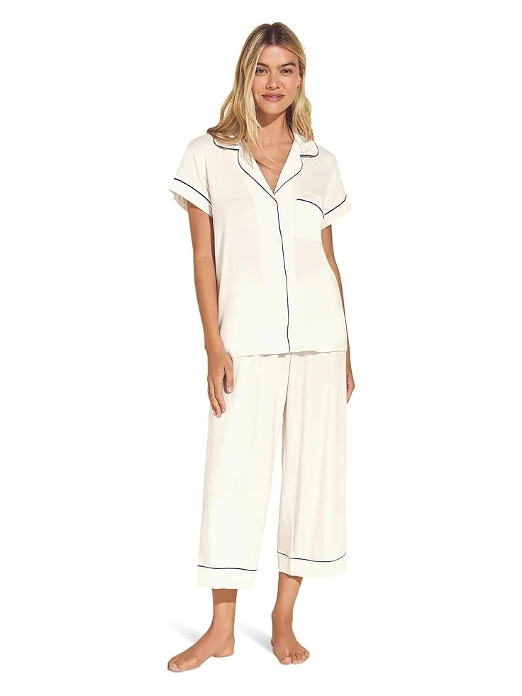 Пижама Eberjey Gisele - The Cropped Pajama Set