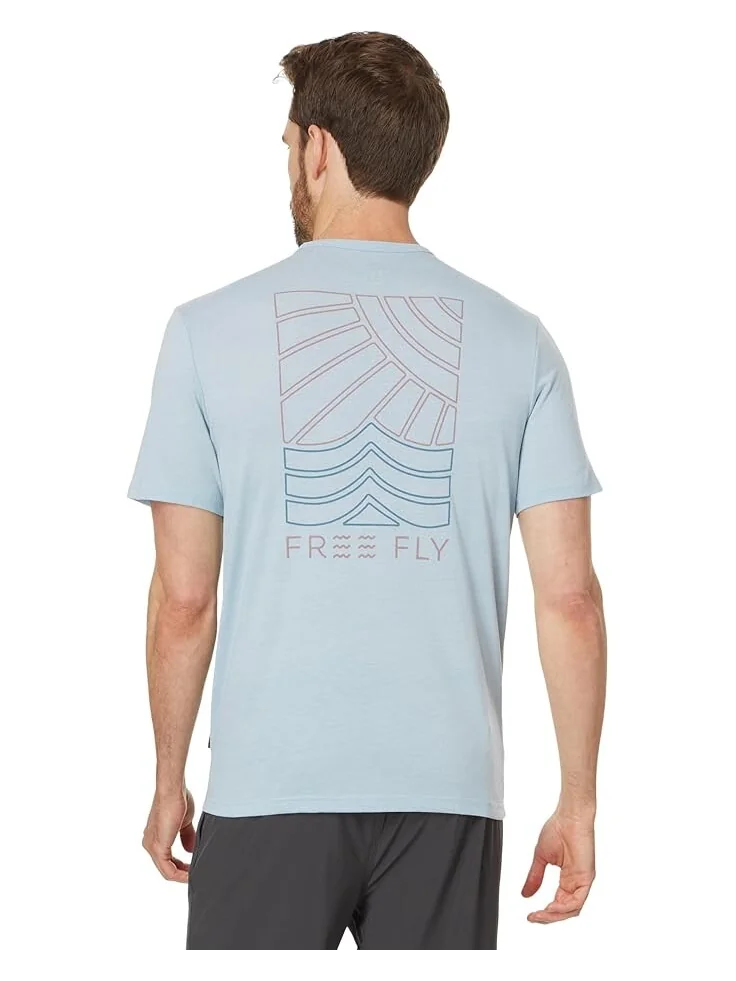 Футболка Free Fly Sun & Surf Pocket Tee — изображение 2 из 4, синий
