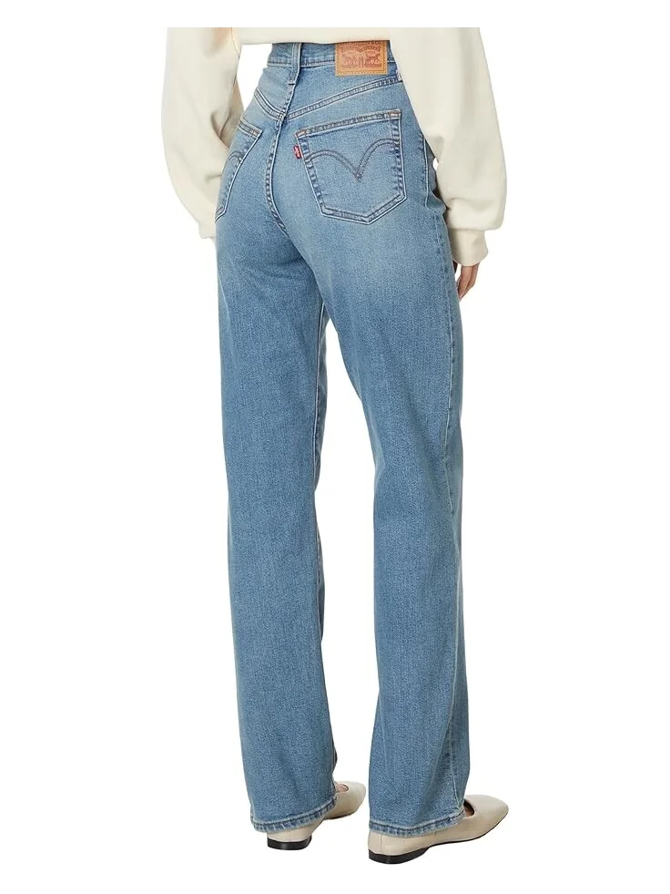 Джинсы Levi's Womens Ribcage Full Length — изображение 2 из 4, белый