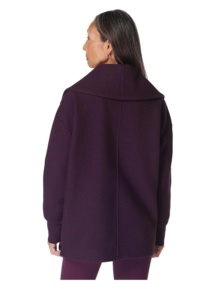 Толстовка Sweaty Betty Radiant Half Zip Sweatshirt — изображение 2 из 5, фиолетовый