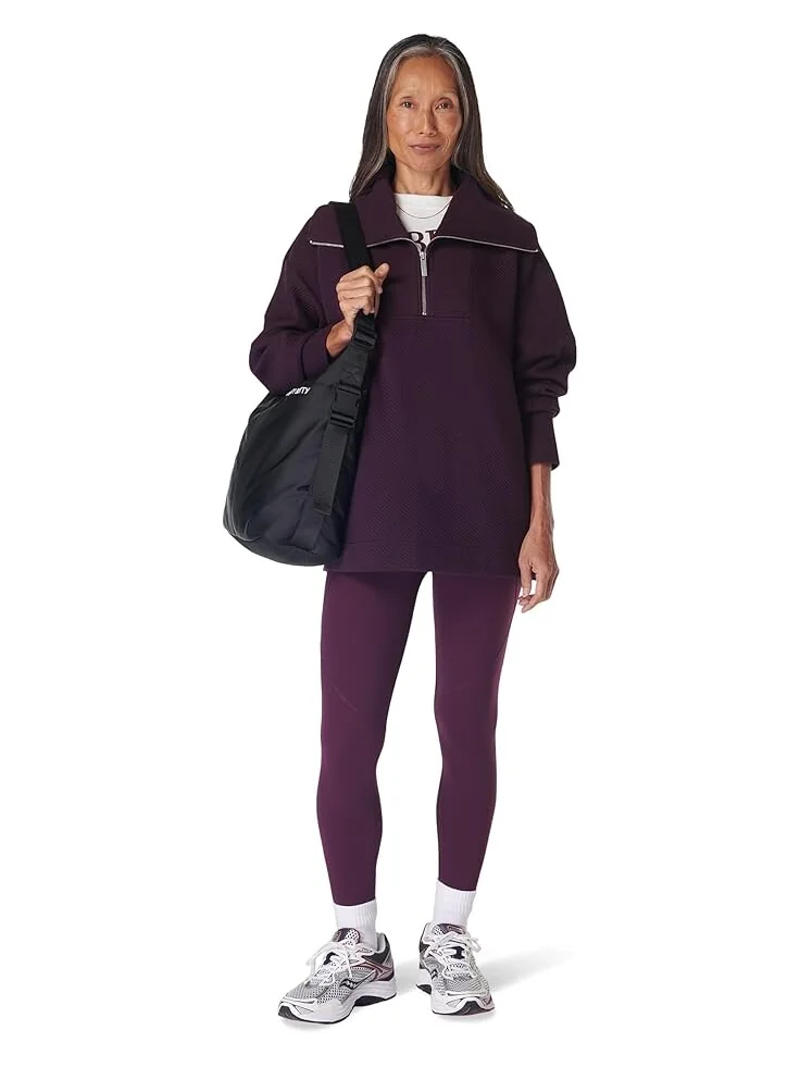 Толстовка Sweaty Betty Radiant Half Zip Sweatshirt — изображение 5 из 5, фиолетовый