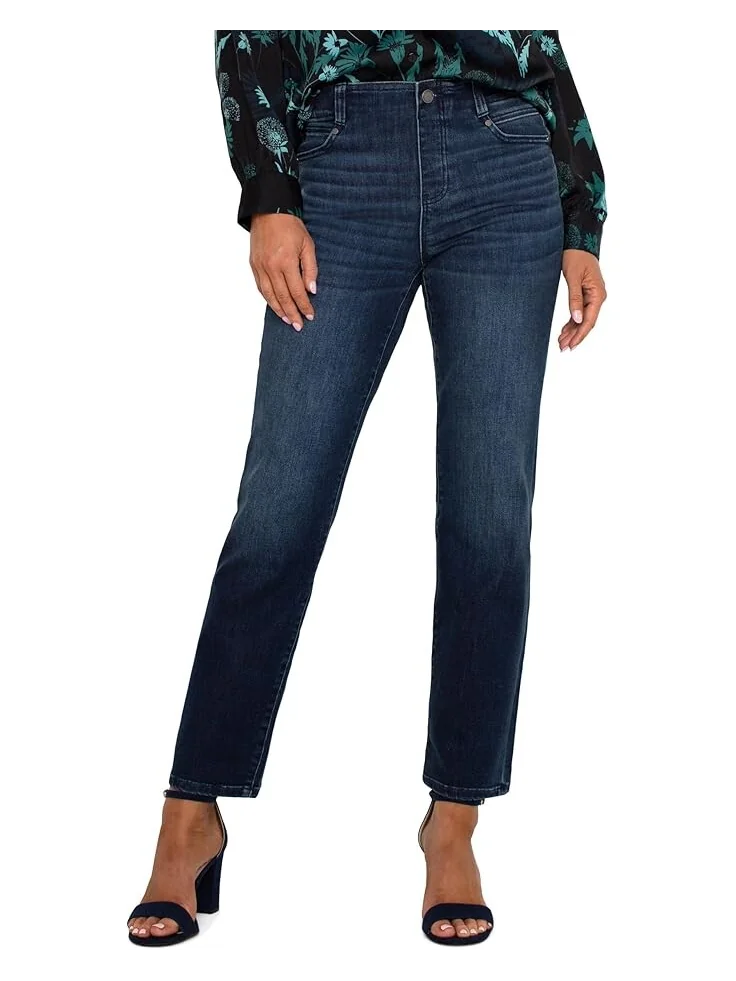 Джинсы Liverpool Los Angeles Gia Glider Pull On Slim Mid Rise Stretch Denim in Warner Lake, цвет Warner Lake