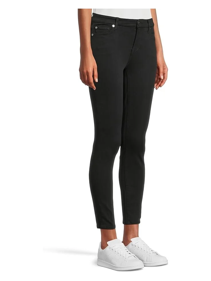 Джинсы 7 For All Mankind The Ankle Skinny in Slim Illusion Black — изображение 2 из 5, черный