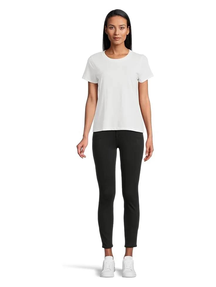 Джинсы 7 For All Mankind The Ankle Skinny in Slim Illusion Black — изображение 5 из 5, черный