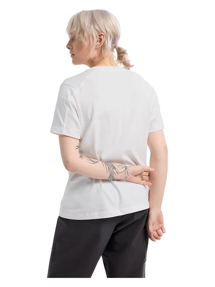Футболка Arc'teryx Kragg Cotton Little Bird Crew Short Sleeve — изображение 2 из 2, белый светлый/белый