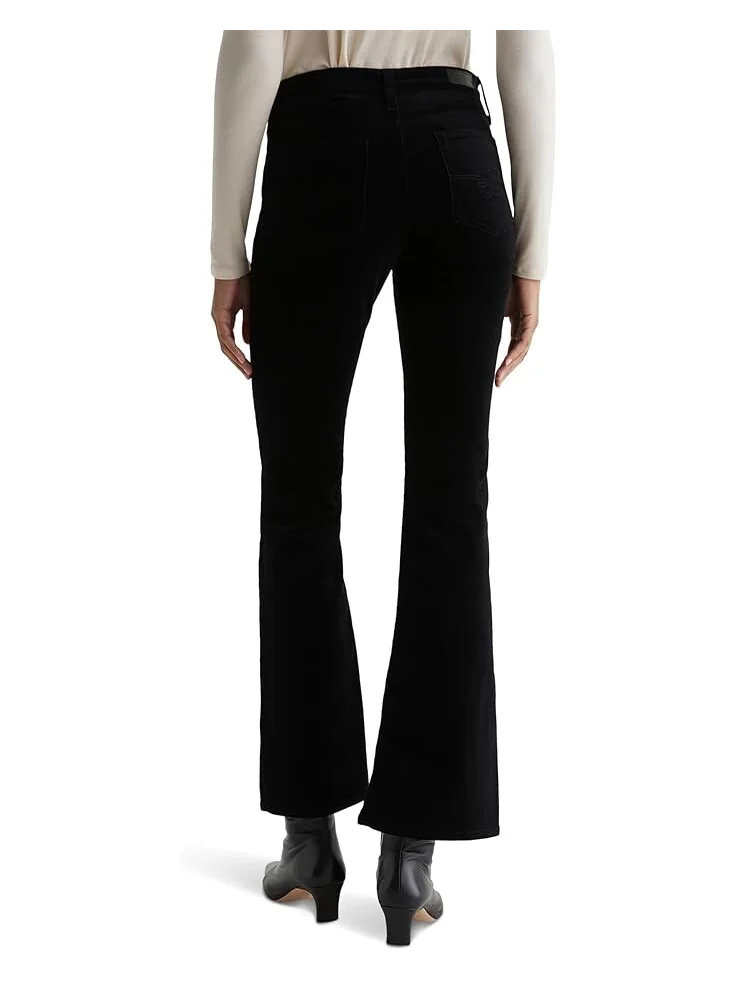 Джинсы AG Jeans Farrah Mid Rise Bootcut Jeans in Super Black — изображение 2 из 5, черный