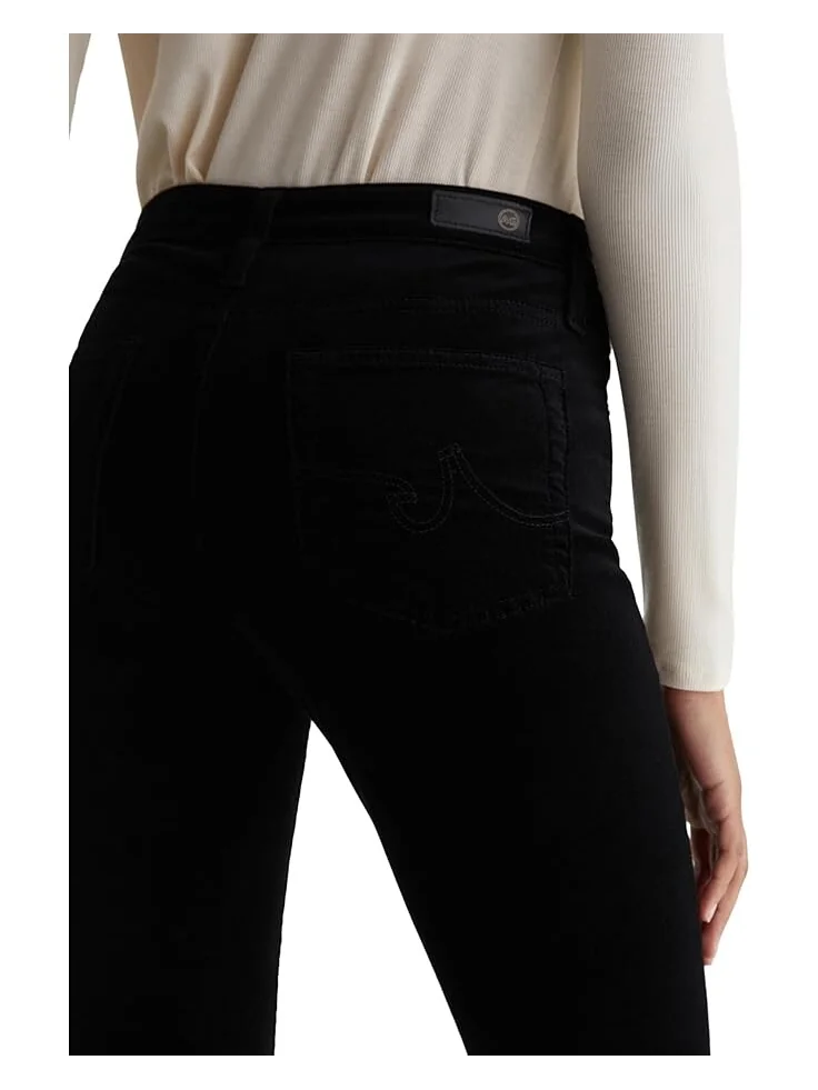 Джинсы AG Jeans Farrah Mid Rise Bootcut Jeans in Super Black — изображение 4 из 5, черный