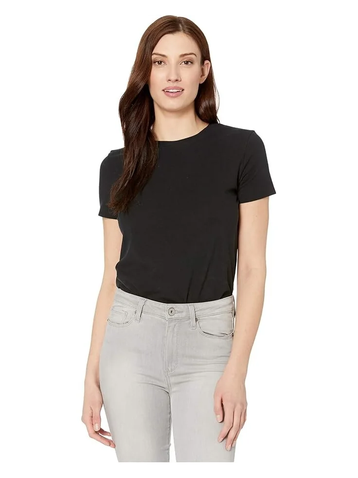 Футболка Commando Essential Cotton Crew Neck Bodysuit — изображение 1 из 3, черный
