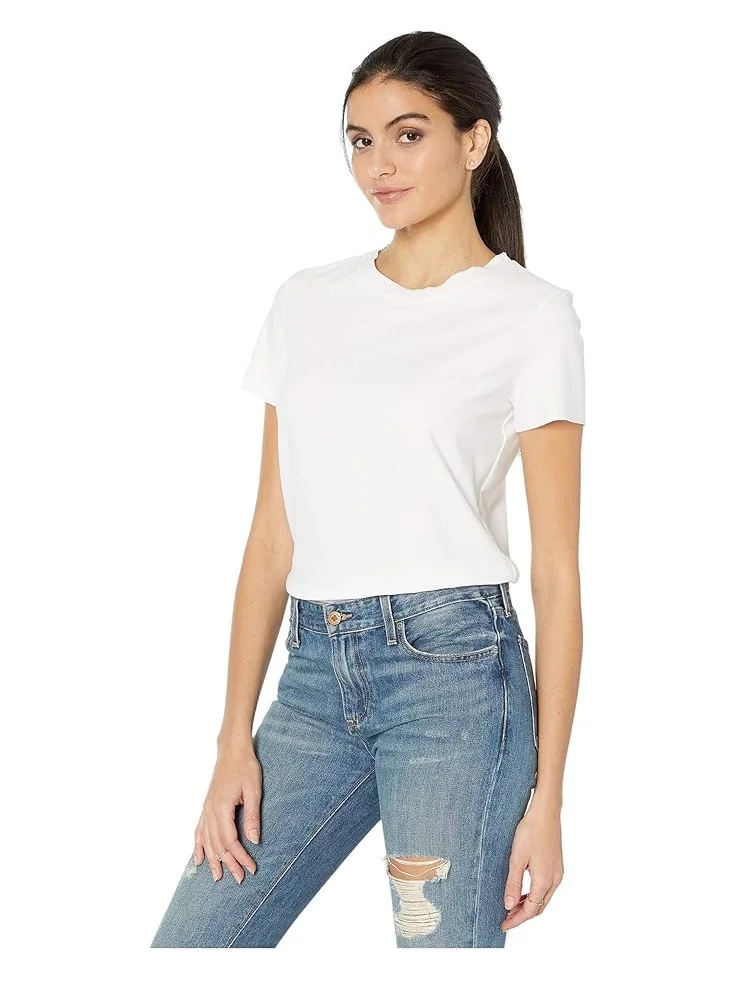 Футболка Commando Essential Cotton Crew Neck Bodysuit — изображение 2 из 5, белый