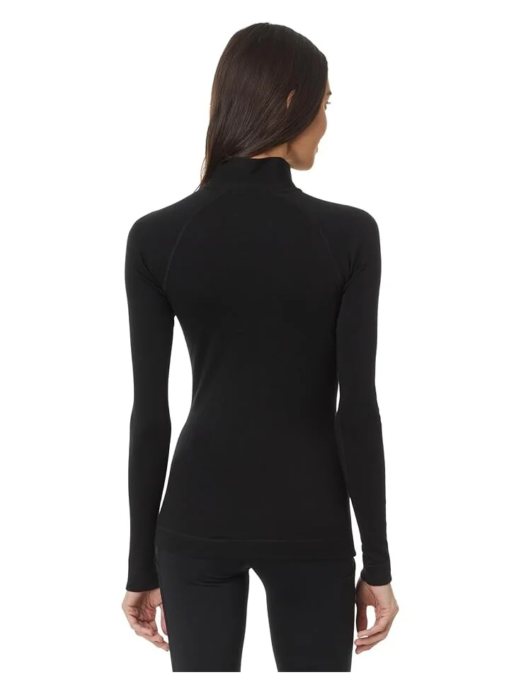 Базовый слой Smartwool Classic Thermal Merino Base Layer 1/4 Zip — изображение 2 из 4, черный