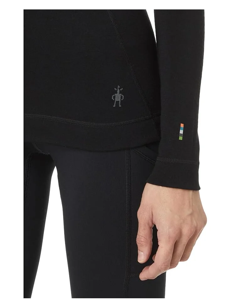 Базовый слой Smartwool Classic Thermal Merino Base Layer 1/4 Zip — изображение 3 из 4, черный