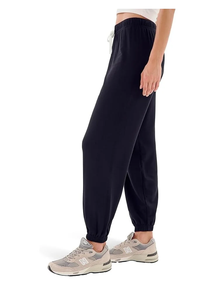 Брюки Splits59 Andie Oversized Fleece Sweatpant — изображение 2 из 4, черный