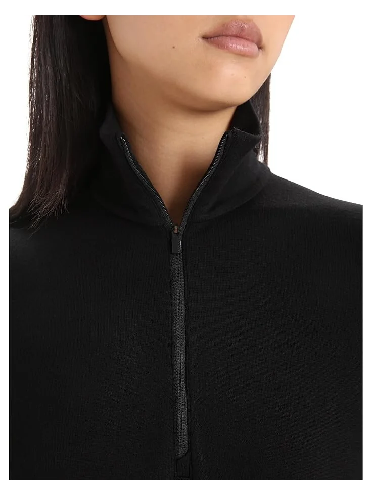 Пуловер Icebreaker Merino 260 Tech Long Sleeve Half Zip — изображение 4 из 5, черный