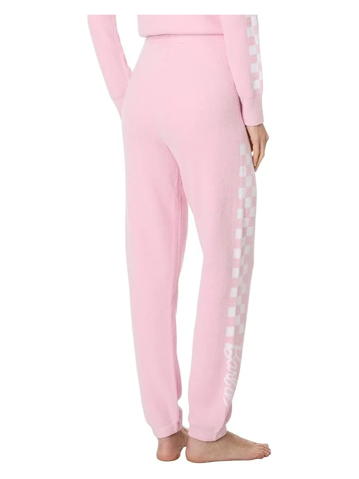 Брюки Barefoot Dreams CozyChic Ultra Lite Checkered Barbie Joggers — изображение 2 из 4, розовый
