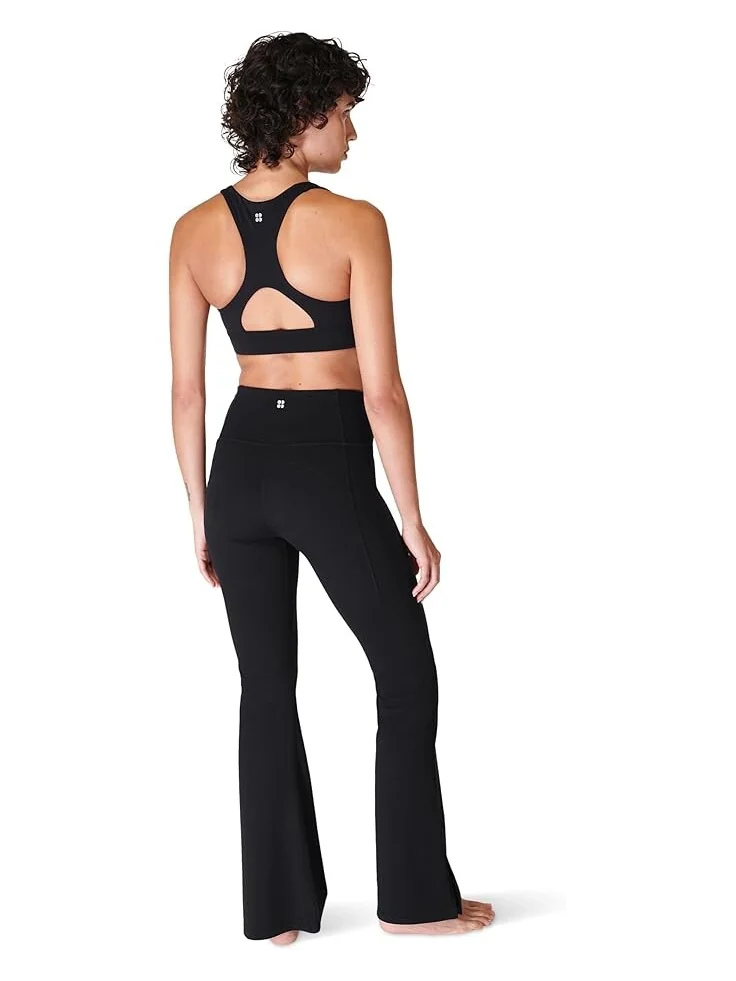 Брюки Sweaty Betty Super Soft Flare 32" Yoga Trousers — изображение 2 из 5, черный