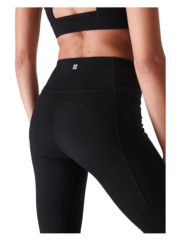 Брюки Sweaty Betty Super Soft Flare 32" Yoga Trousers — изображение 4 из 5, черный