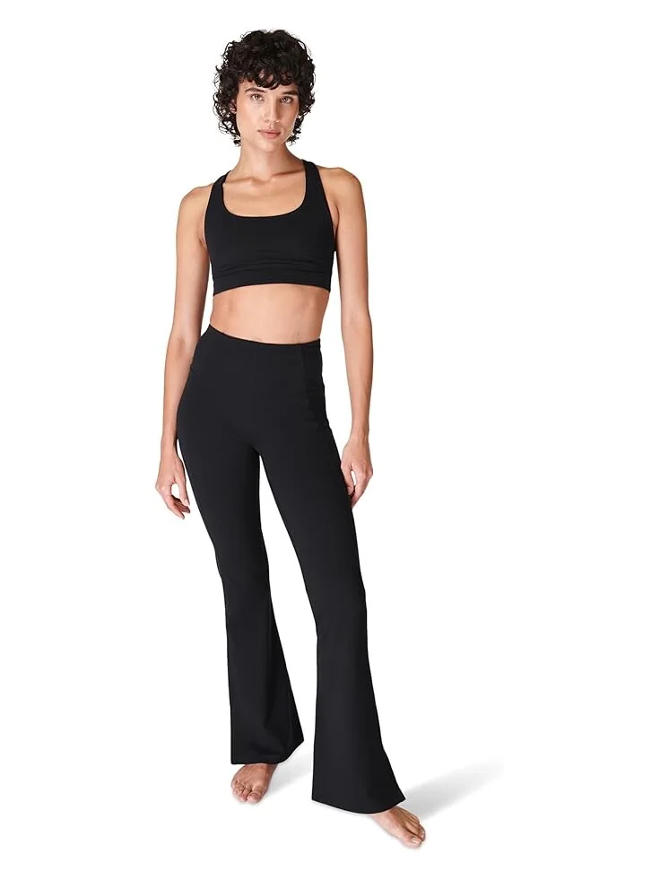 Брюки Sweaty Betty Super Soft Flare 32" Yoga Trousers — изображение 5 из 5, черный