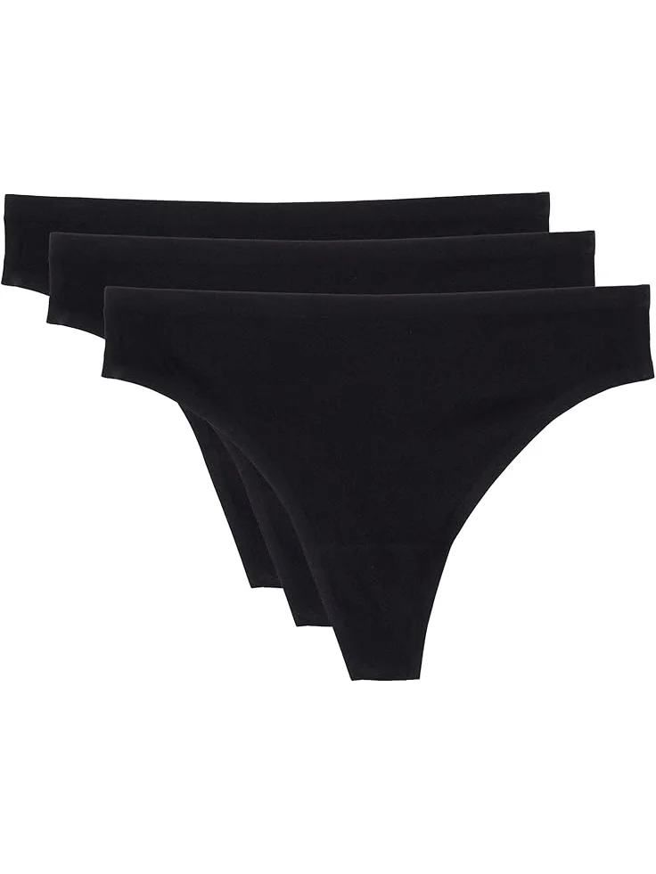 Стринги Chantelle Soft Stretch Thong 3-Pack — изображение 1 из 1, черный