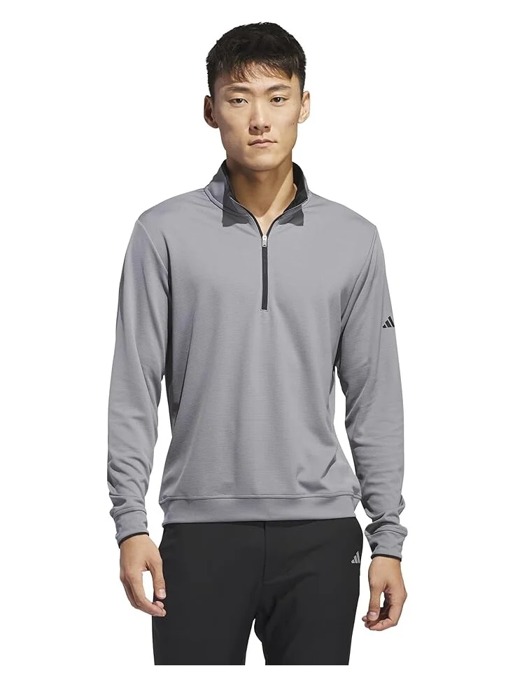 Пуловер adidas Golf Core Lightweight 1/2 Zip Pullover — изображение 1 из 3, серый