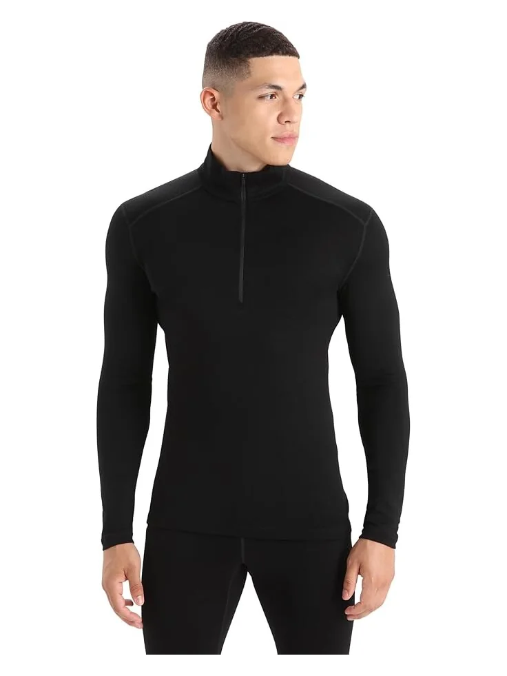 Пуловер Icebreaker Merino 260 Tech Long Sleeve Half Zip — изображение 1 из 4, черный