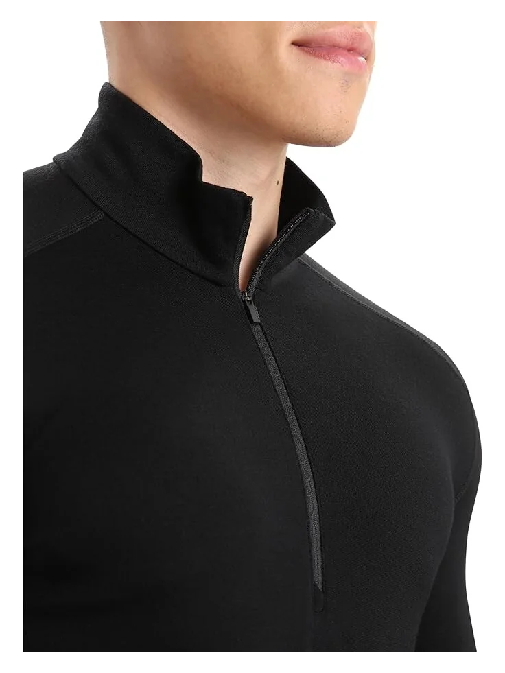 Пуловер Icebreaker Merino 260 Tech Long Sleeve Half Zip — изображение 3 из 4, черный
