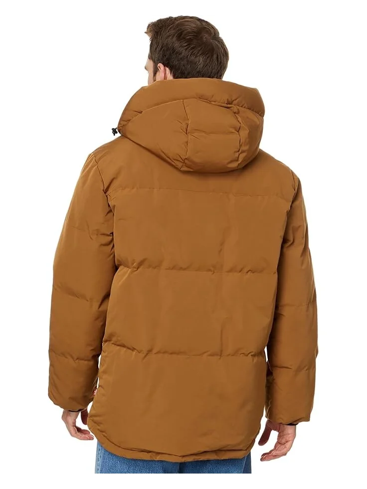 Парка Levi's Arctic Cloth Midlength Hooded Parka — изображение 2 из 4, коричневый