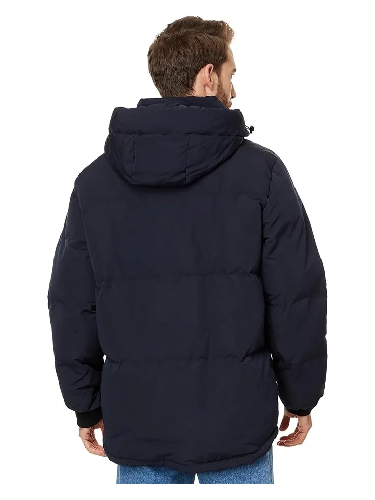 Парка Levi's Arctic Cloth Midlength Hooded Parka — изображение 2 из 4, темно-синий