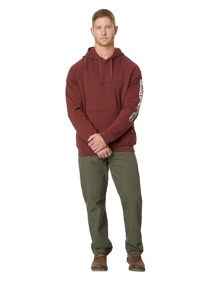 Толстовка Timberland PRO Hood Honcho Sport Pullover Hooded Sweatshirt — изображение 4 из 4, коричневый