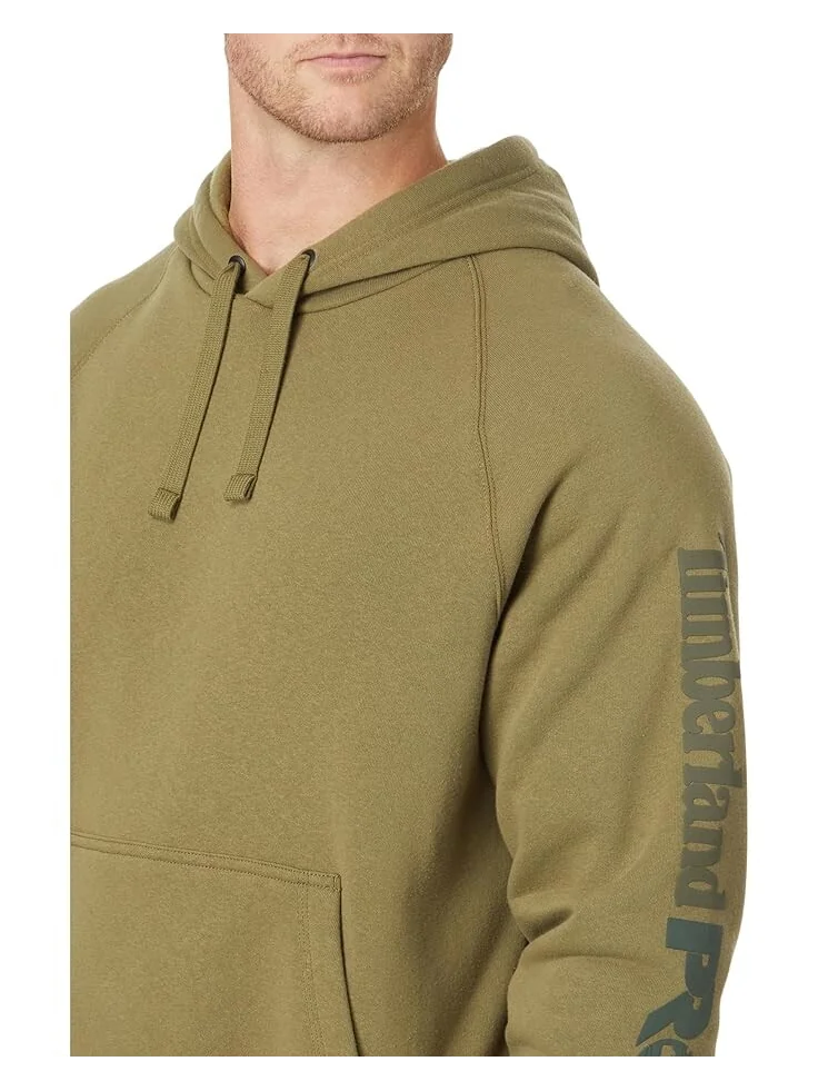 Толстовка Timberland PRO Hood Honcho Sport Pullover Hooded Sweatshirt — изображение 3 из 4, оливковый
