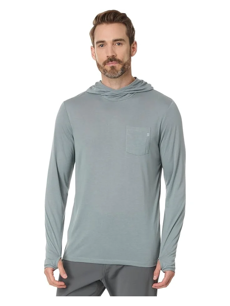 Худи Free Fly Bamboo Lightweight Hoodie — серый