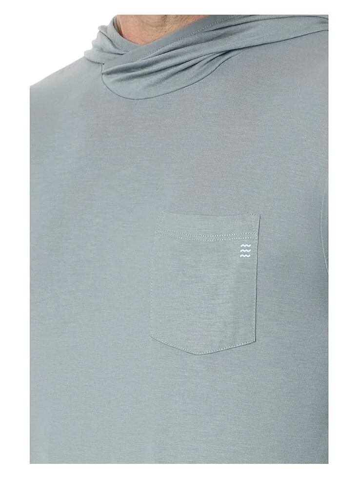 Худи Free Fly Bamboo Lightweight Hoodie — изображение 3 из 4, серый