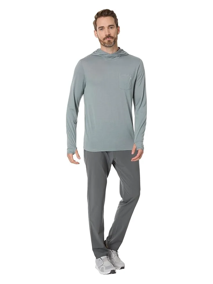Худи Free Fly Bamboo Lightweight Hoodie — изображение 4 из 4, серый