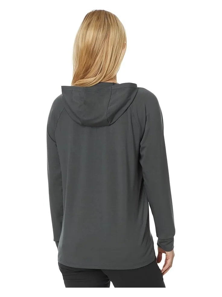 Худи Free Fly Bamboo Flex Hoodie — изображение 2 из 4, черный песочный