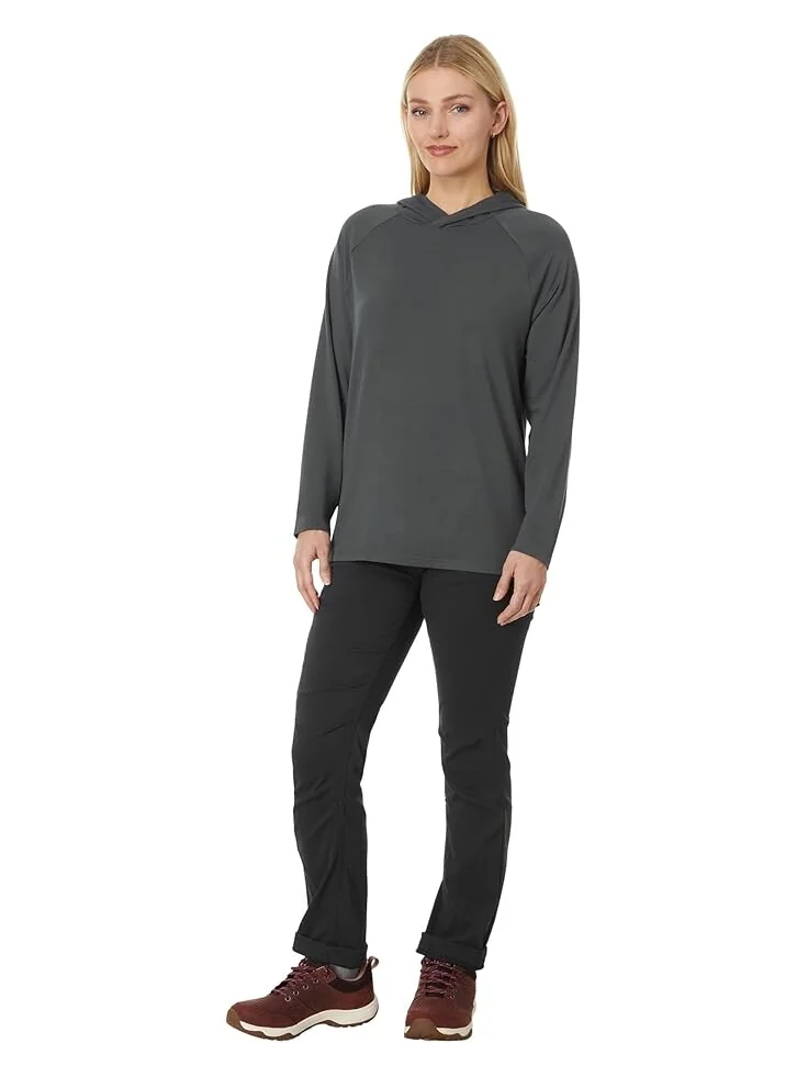 Худи Free Fly Bamboo Flex Hoodie — изображение 4 из 4, черный песочный