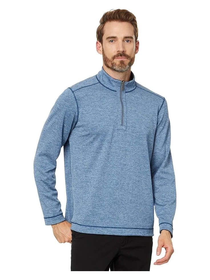 Толстовка Johnston & Murphy Xc4 Performance Reversible Quarter Zip — изображение 3 из 4, темно-синий