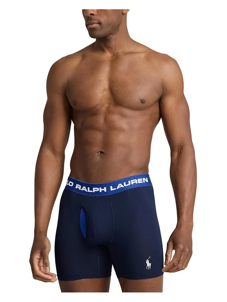 Боксеры Polo Ralph Lauren Perfect Pouch Boxer Brief 3-Pack — изображение 2 из 5, разноцветный