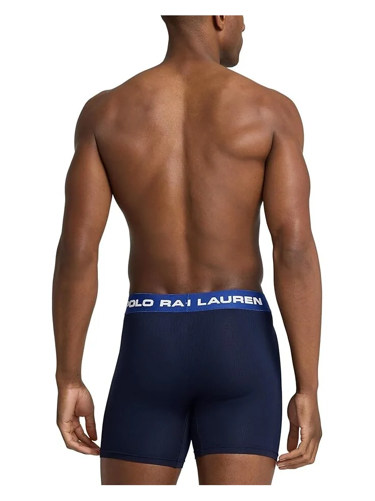 Боксеры Polo Ralph Lauren Perfect Pouch Boxer Brief 3-Pack — изображение 3 из 5, разноцветный