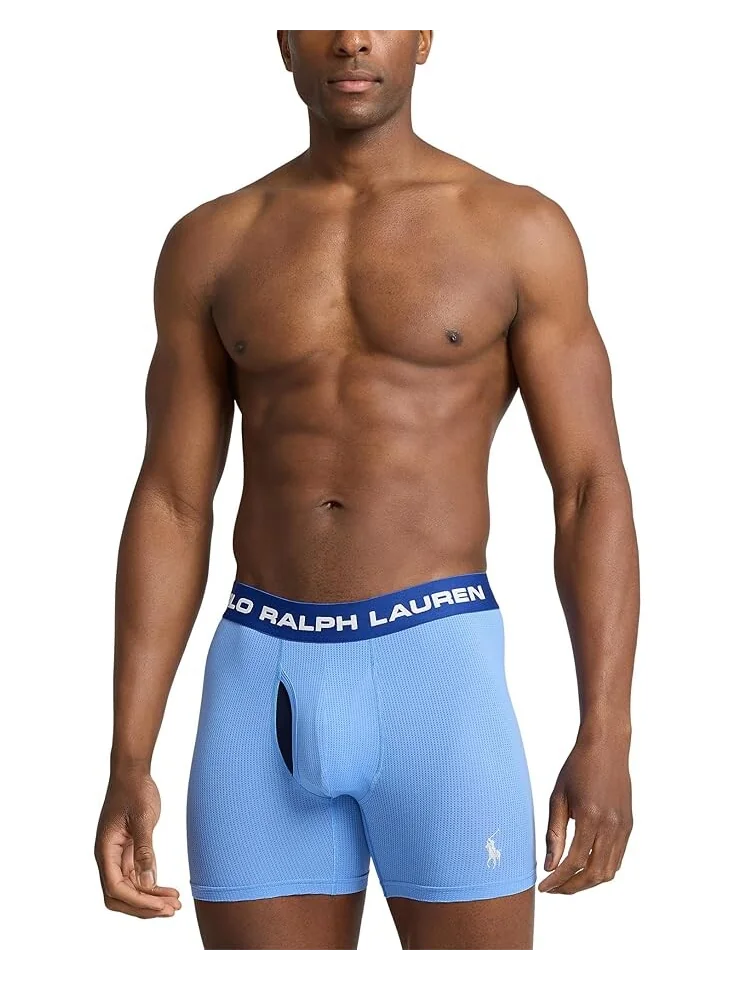 Боксеры Polo Ralph Lauren Perfect Pouch Boxer Brief 3-Pack — изображение 4 из 5, разноцветный