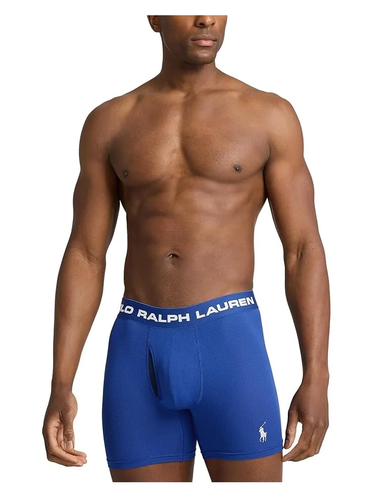 Боксеры Polo Ralph Lauren Perfect Pouch Boxer Brief 3-Pack — изображение 5 из 5, разноцветный