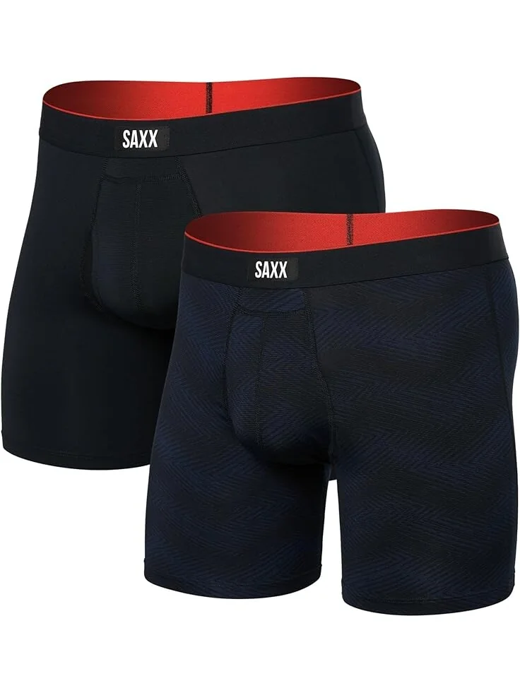Боксеры SAXX UNDERWEAR Multi-Sport Mesh Boxer Brief Fly 2-Pack