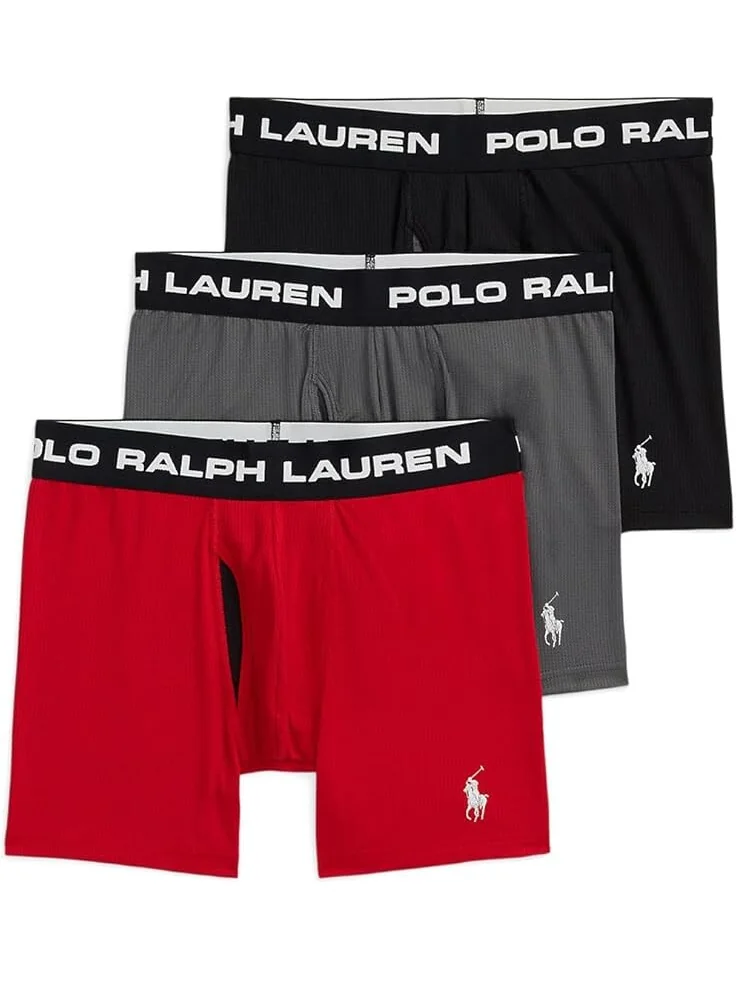 Боксеры Polo Ralph Lauren 3-Pack Perfect Pouch Boxer Briefs