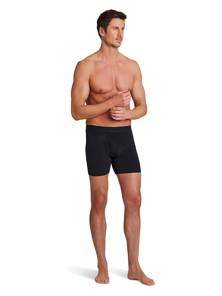 Боксеры Commando Essential Micro Modal Relaxed Fit Boxer Brief — изображение 1 из 2, черный
