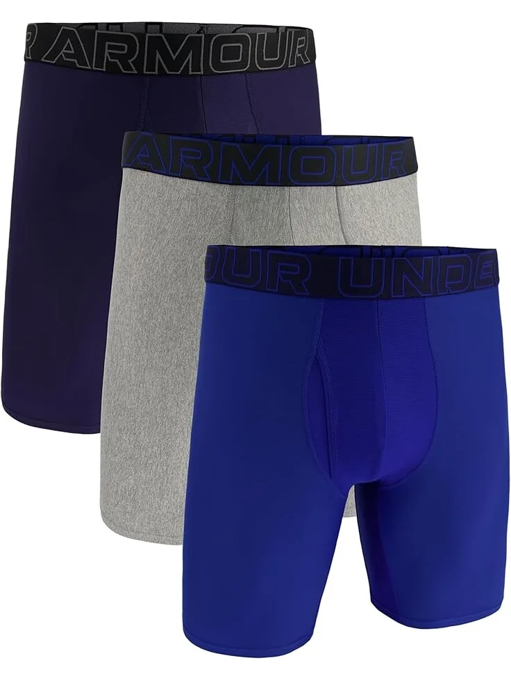Боксеры Under Armour 3-Pack Performance Tech Solid 9" Boxer Briefs