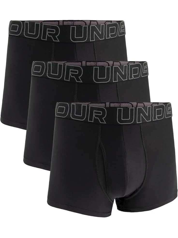 Боксеры Under Armour 3-Pack Performance Tech Solid 3" Boxer Briefs